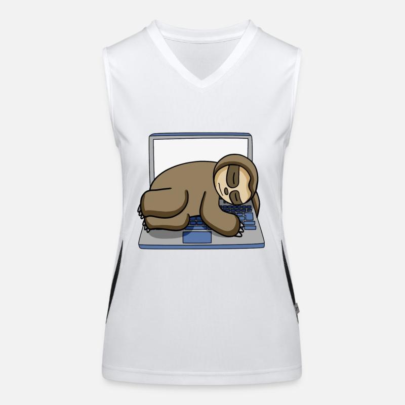 Cadeau de programmeur de nerd informatique Débardeur respirant contrasté Femme