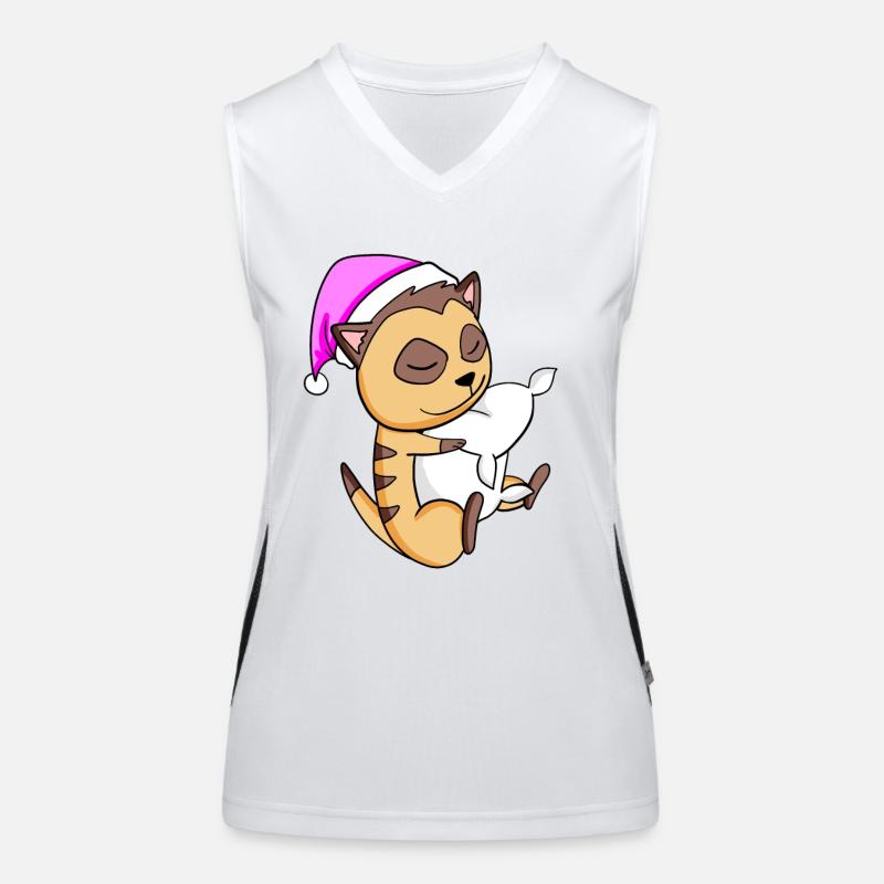 Erdmännchen Funktionelles Kontrast-Tank Top für Frauen