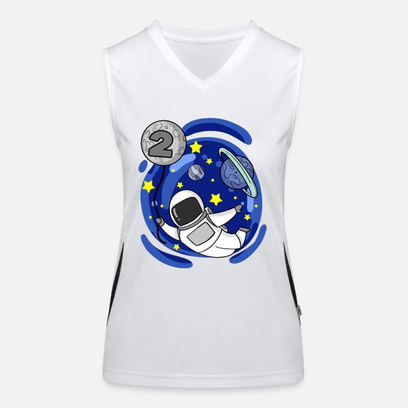 2 Jahre Geburtstag Junge Geschenk Funktionelles Kontrast-Tank Top für Frauen