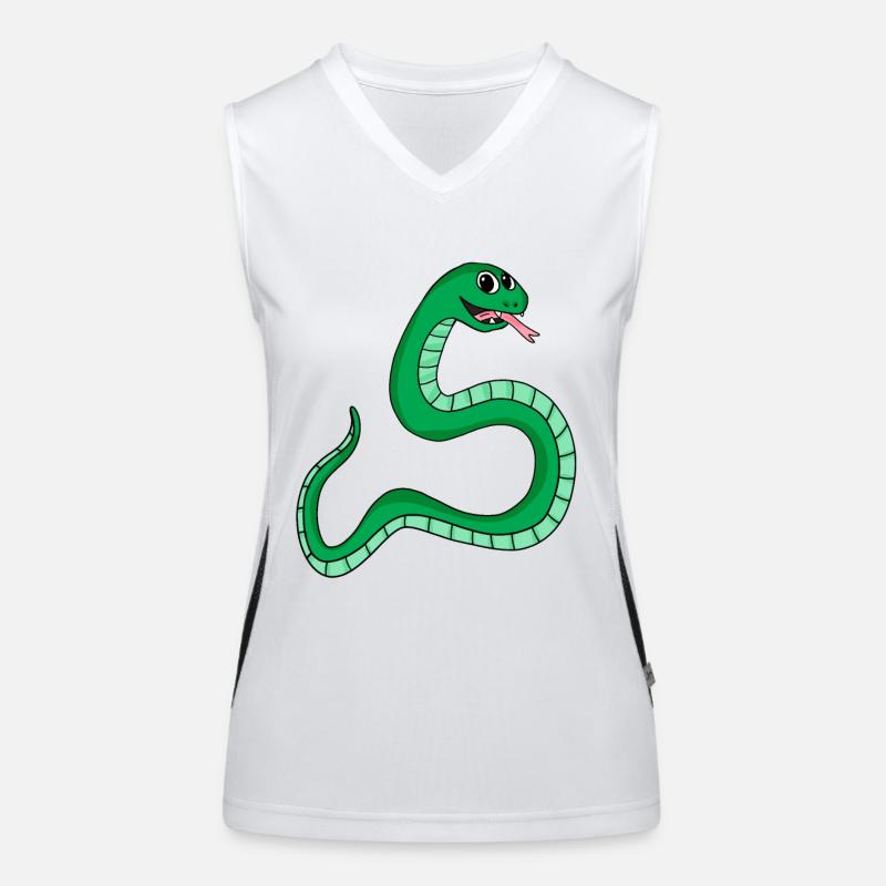Serpent Débardeur respirant contrasté Femme