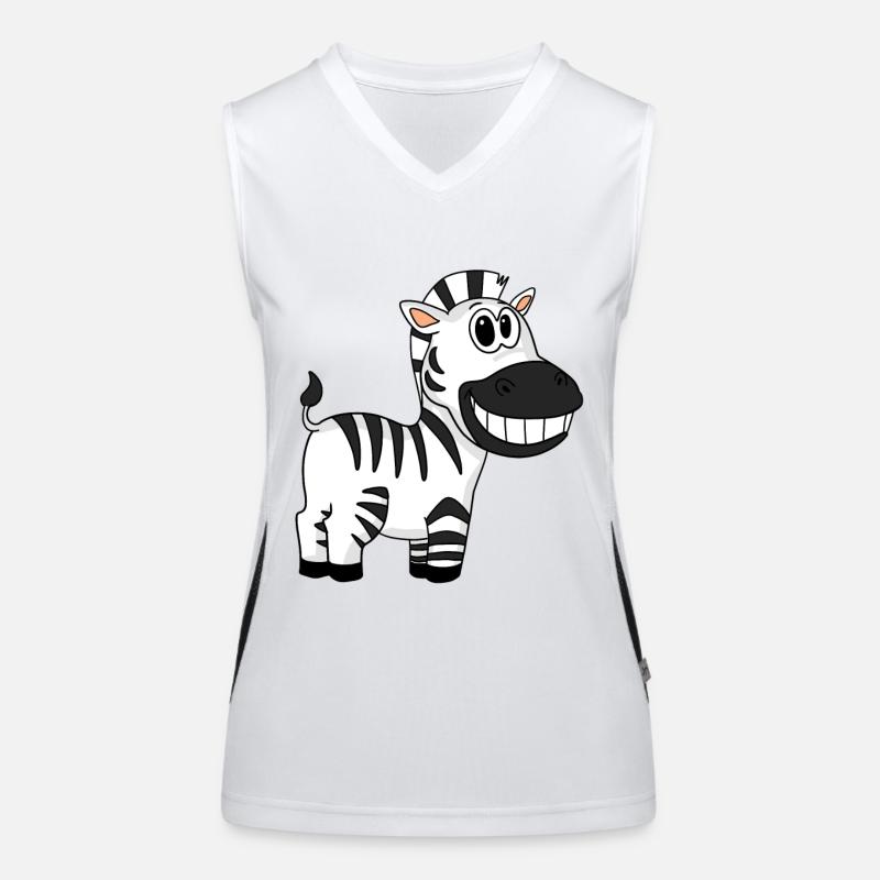 zebra Women's Functional Contrast Tank Top