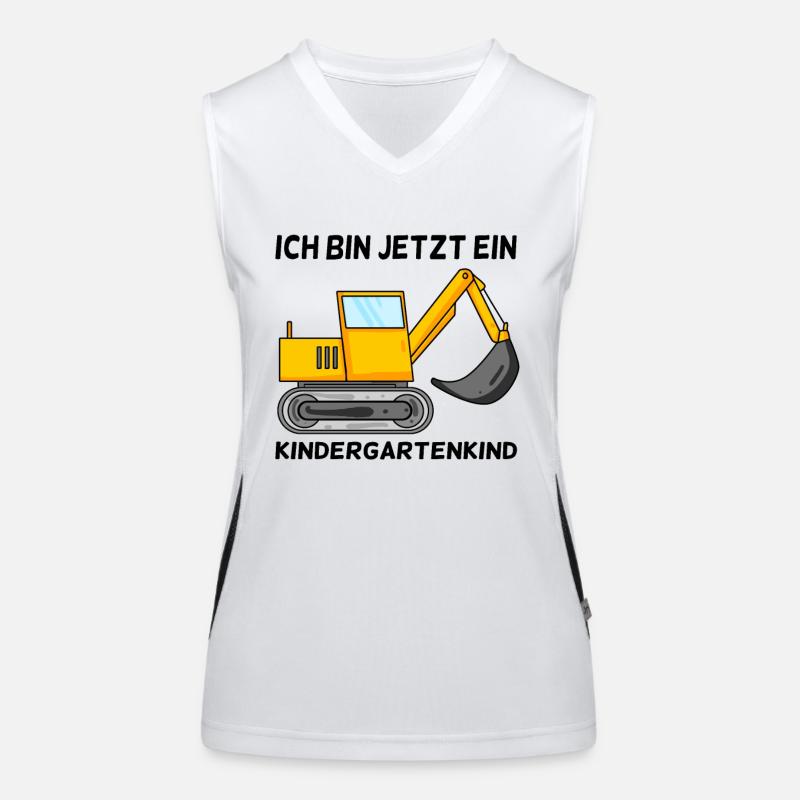 Kindergarten Funktionelles Kontrast-Tank Top für Frauen