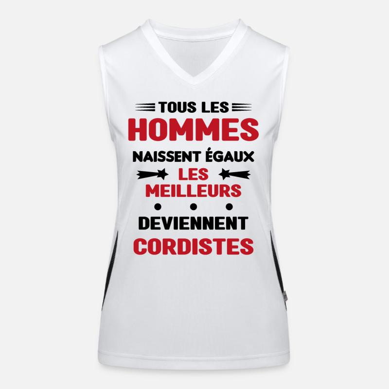 Les Meilleurs Hommes Deviennent Cordistes Débardeur respirant contrasté Femme