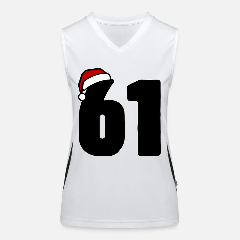 61 Numéro Noël Débardeur respirant contrasté Femme