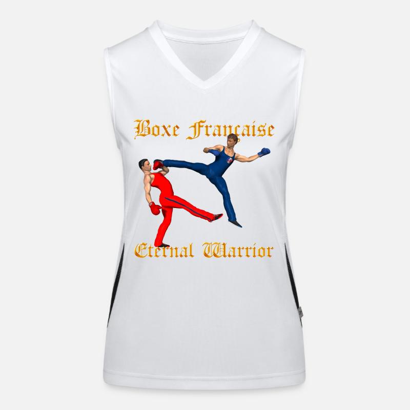 Savate Krieger Funktionelles Kontrast-Tank Top für Frauen