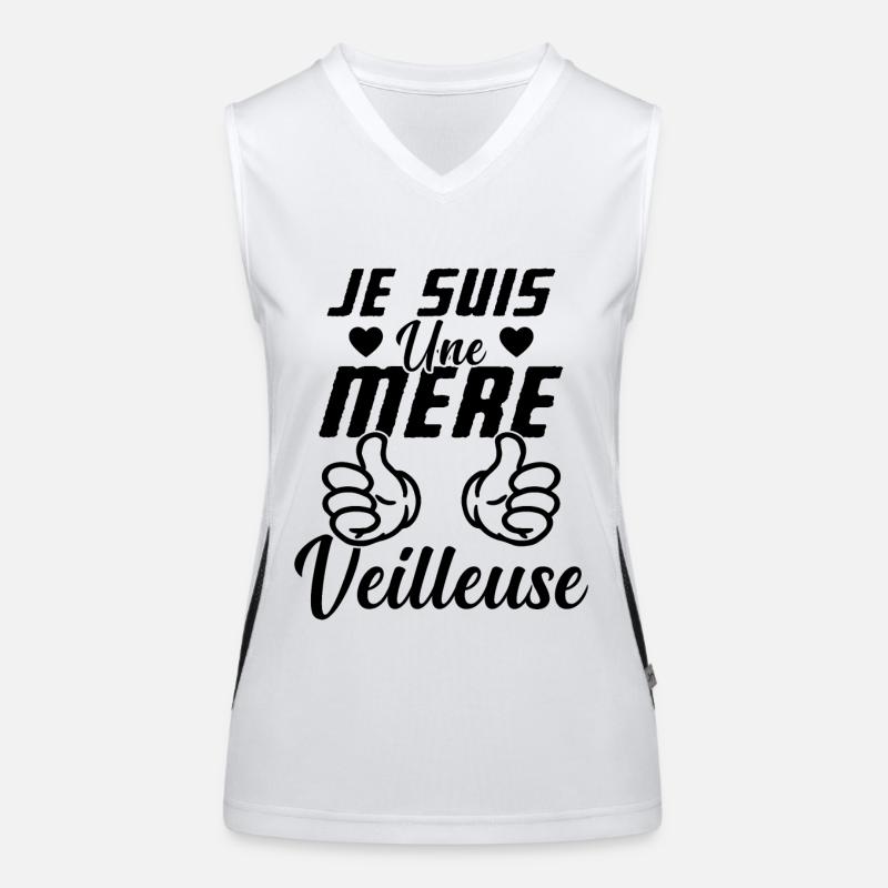 Mère Veilleuse Maman Merveilleuse Cadeau Débardeur respirant contrasté Femme