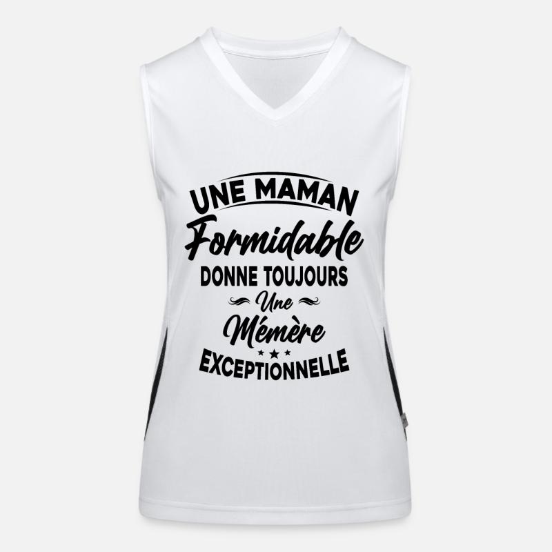 Maman formidable donne Mémère Exceptionnelle Débardeur respirant contrasté Femme