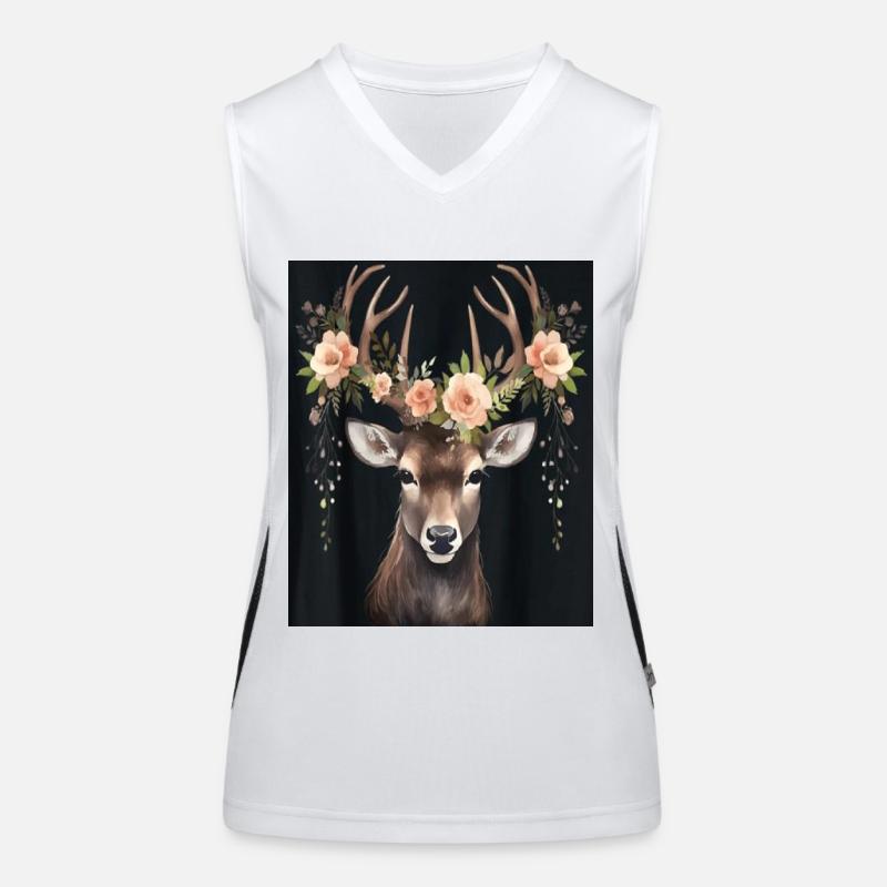 CERF T-SHIRT Débardeur respirant contrasté Femme