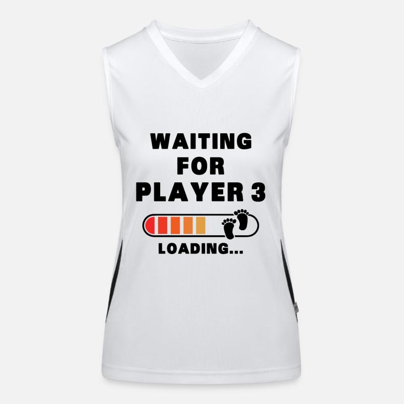 First Time Dad Mom Dad Mommy First Child Women's Functional Contrast Tank Top