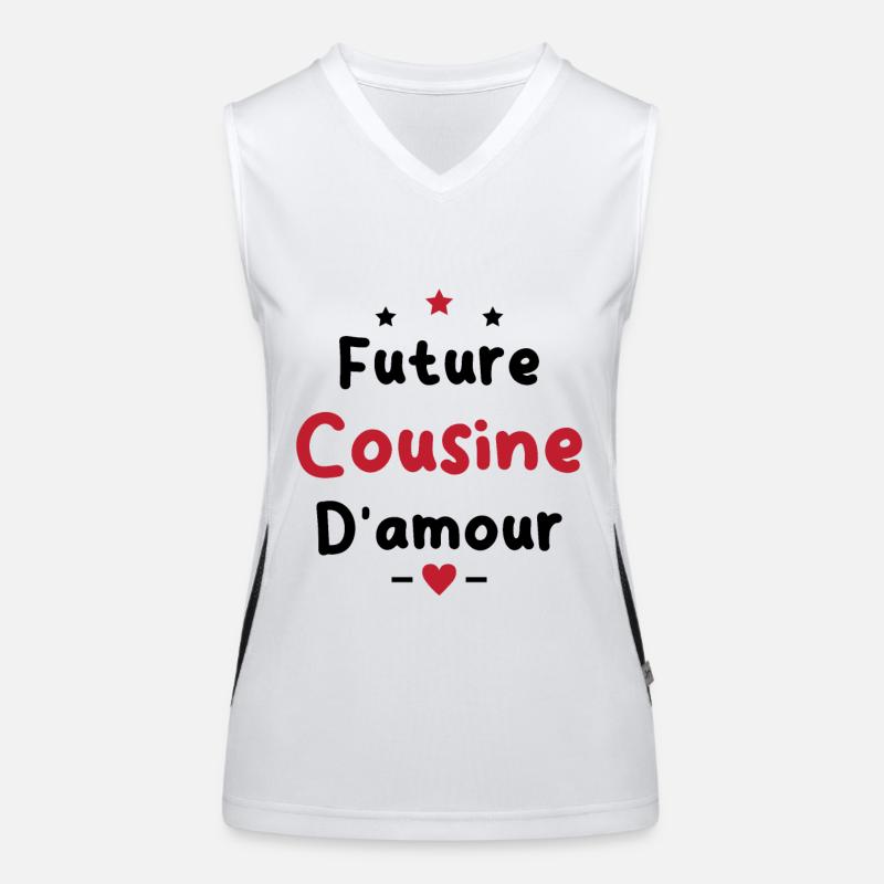 Future cousine d'amour Débardeur respirant contrasté Femme