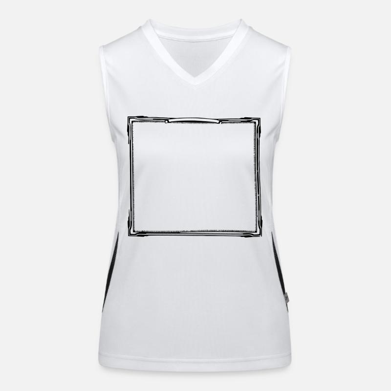 2577109 Rahmen Funktionelles Kontrast-Tank Top für Frauen