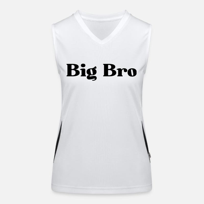 GROSSER BRUDER Funktionelles Kontrast-Tank Top für Frauen