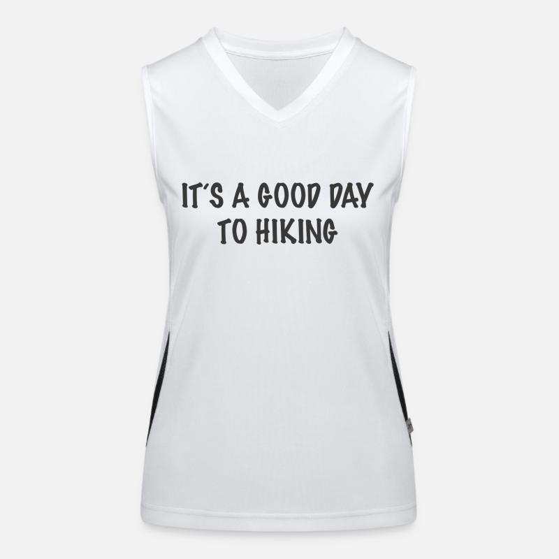 lets go hiking Funktionelles Kontrast-Tank Top für Frauen