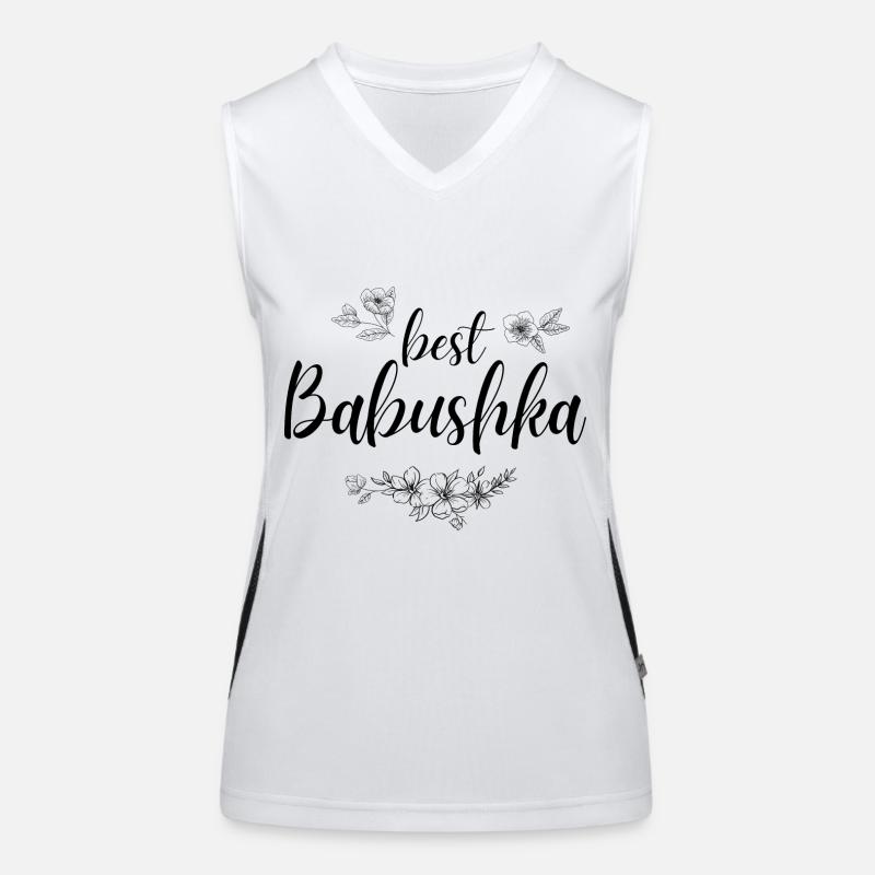 Beste Babuschka. Babuschka Geschenk Funktionelles Kontrast-Tank Top für Frauen