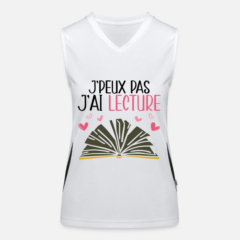 Je Peux Pas J'Ai Lecture Débardeur respirant contrasté Femme