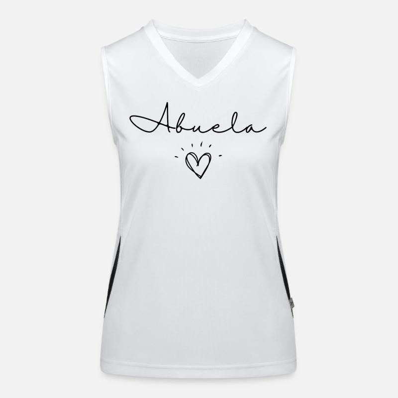 Abuela. Abuela gift Women's Functional Contrast Tank Top