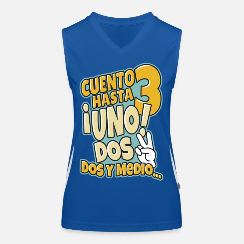 Zählen Sie bis zu 3 Funktionelles Kontrast-Tank Top für Frauen