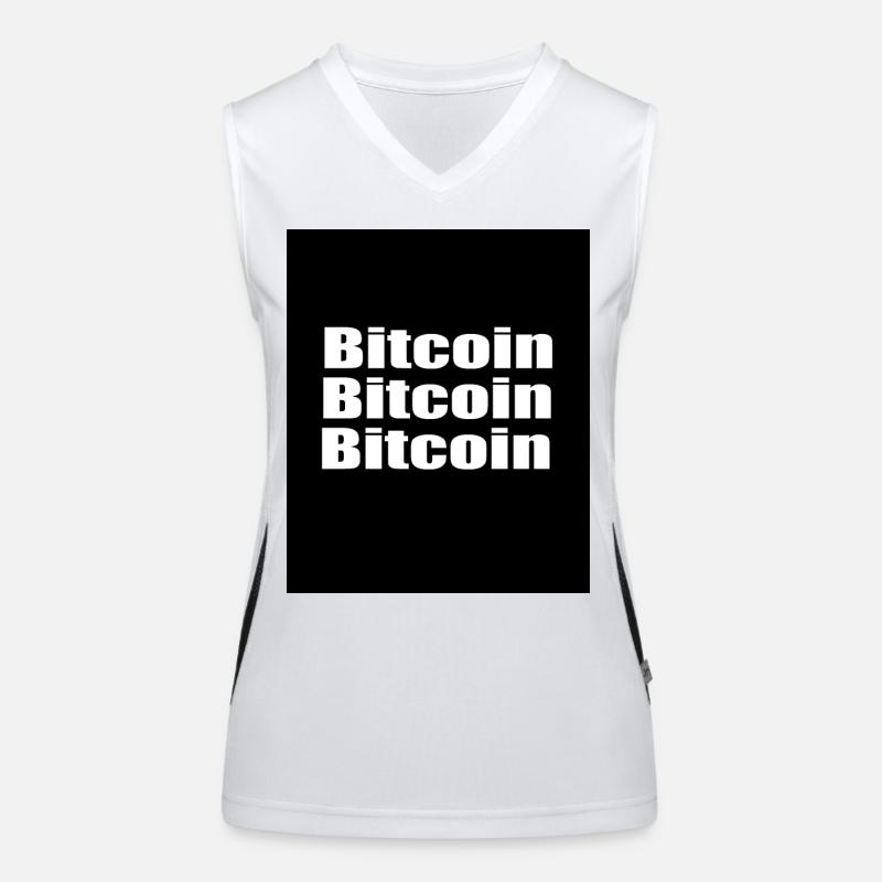 BITCOIN BITCOIN BITCOIN Funktionelles Kontrast-Tank Top für Frauen