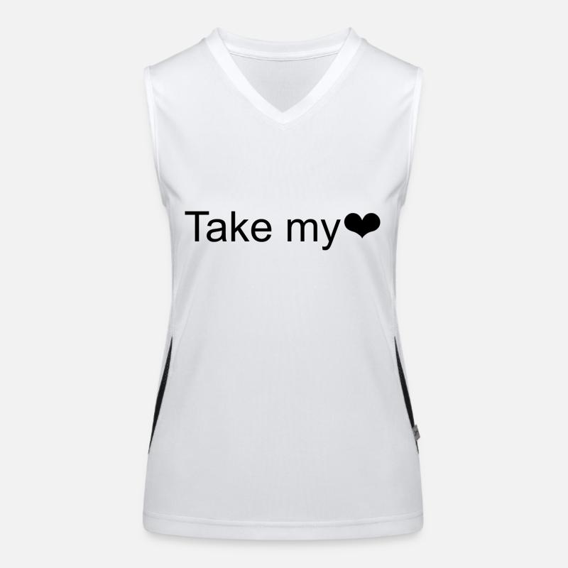 Prenez mon Débardeur respirant contrasté Femme