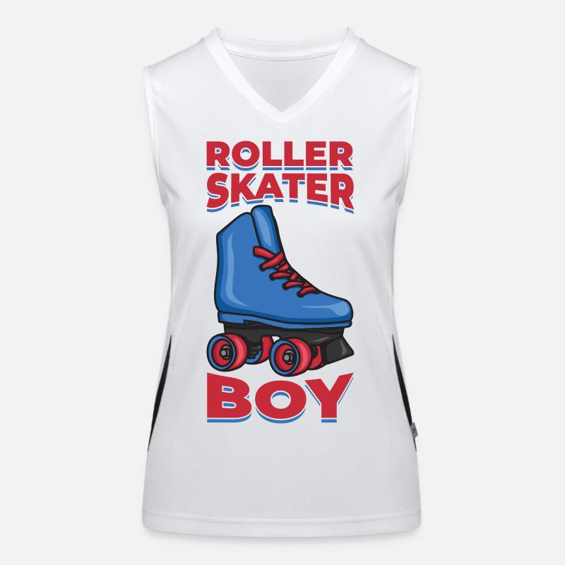 Rollerskates Junge Funktionelles Kontrast-Tank Top für Frauen