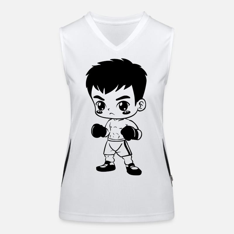 Funny Kickboxer Women's Functional Contrast Tank Top