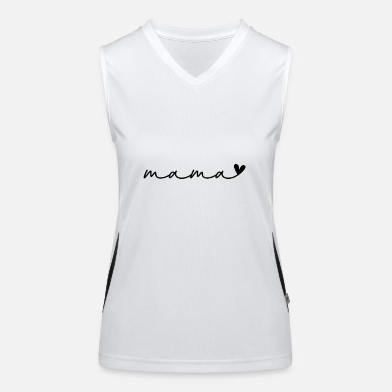 Mama Motiv | Geschenkidee zum Muttertag Funktionelles Kontrast-Tank Top für Frauen