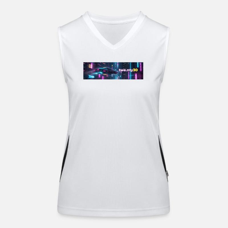opening design Funktionelles Kontrast-Tank Top für Frauen