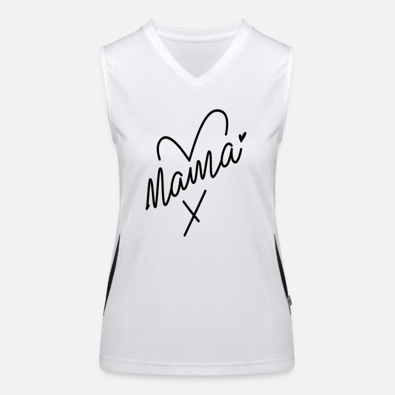 Mama Motiv | Geschenkidee zum Muttertag Funktionelles Kontrast-Tank Top für Frauen