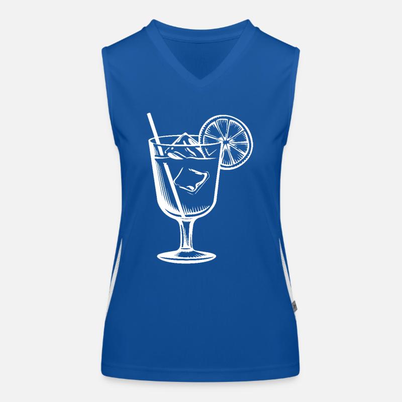 Boisson à la limonade Débardeur respirant contrasté Femme