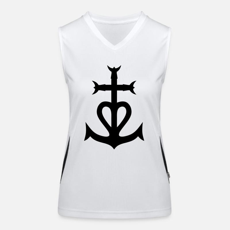 Camargue cross Women's Functional Contrast Tank Top
