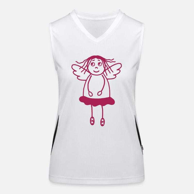 Ange gardien filles Débardeur respirant contrasté Femme