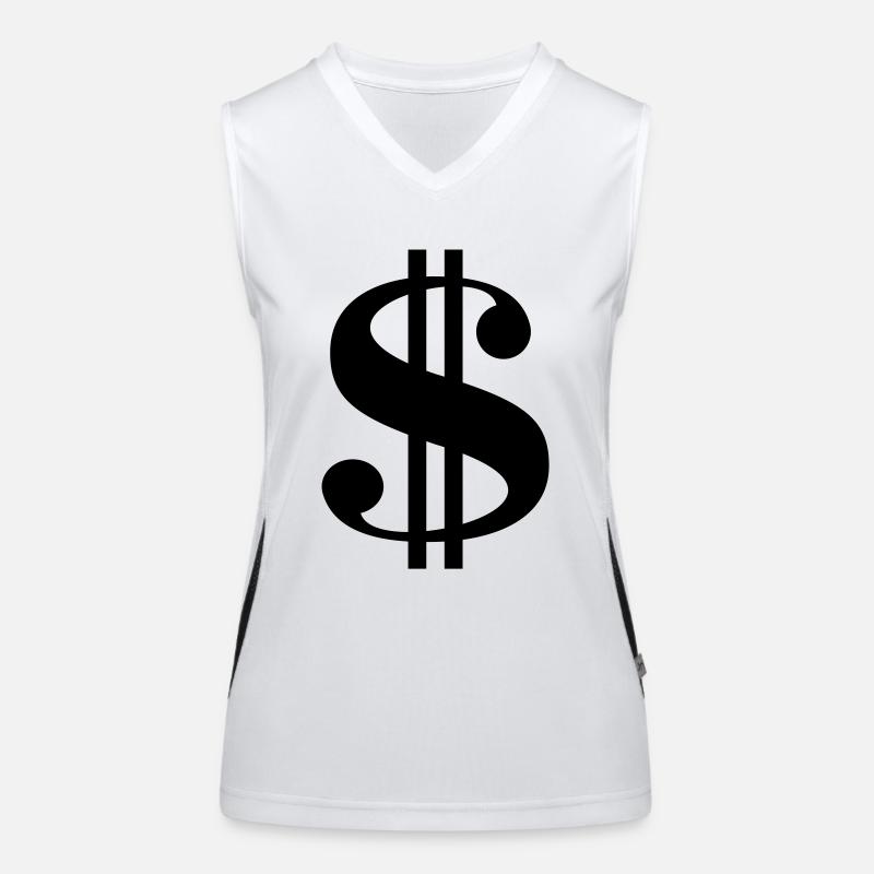 Dollar__V001 Débardeur respirant contrasté Femme