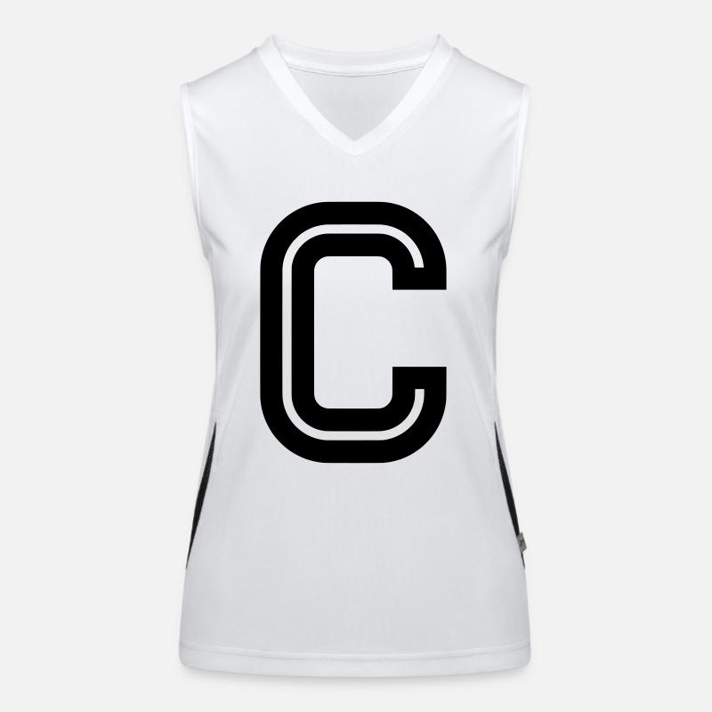 C Funktionelles Kontrast-Tank Top für Frauen
