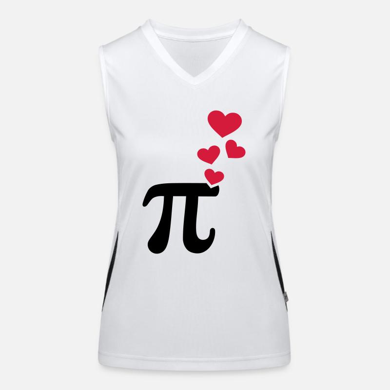 Pi Funktionelles Kontrast-Tank Top für Frauen