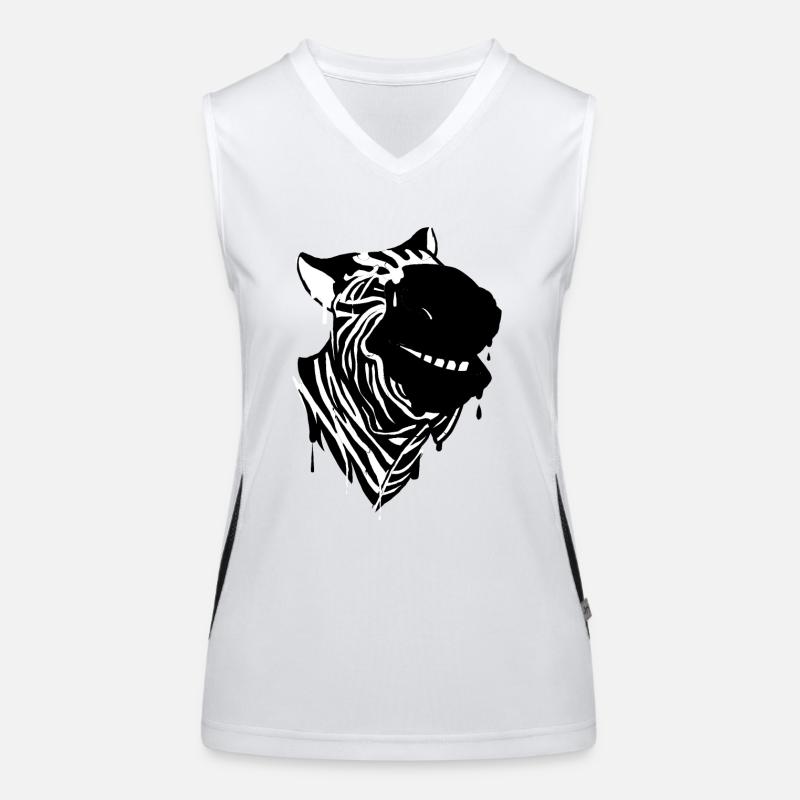 Zebra Women's Functional Contrast Tank Top