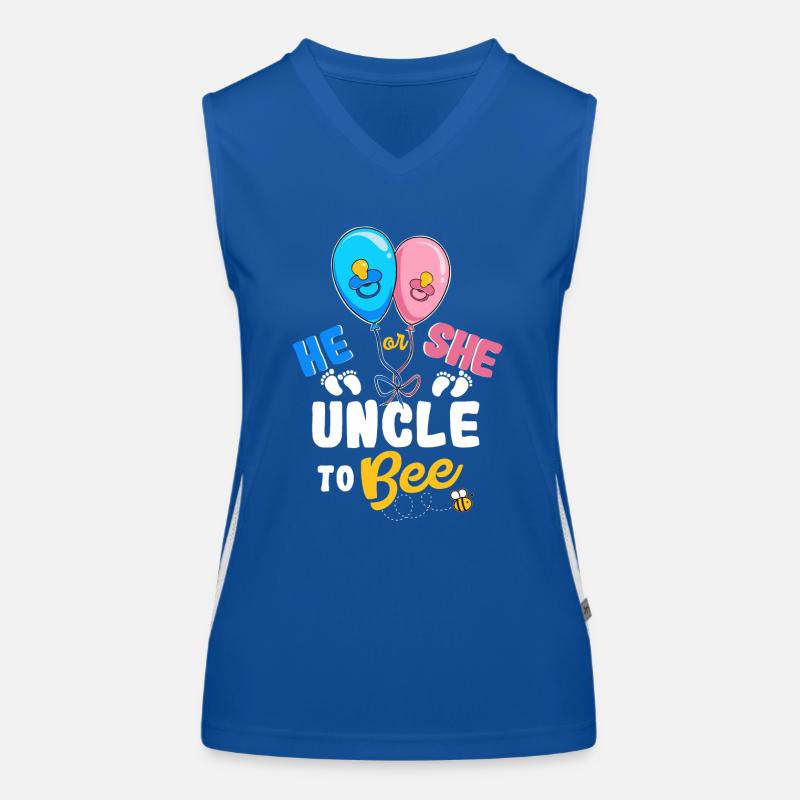 He or She Uncle To Bee Best Uncle Ever Uncle Life Funktionelles Kontrast-Tank Top für Frauen