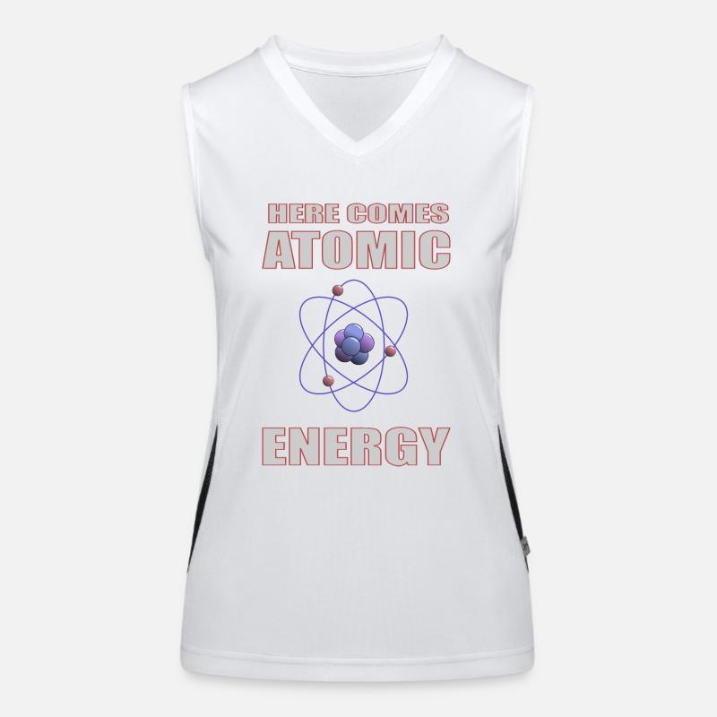 Atomic Energy Atom Funktionelles Kontrast-Tank Top für Frauen