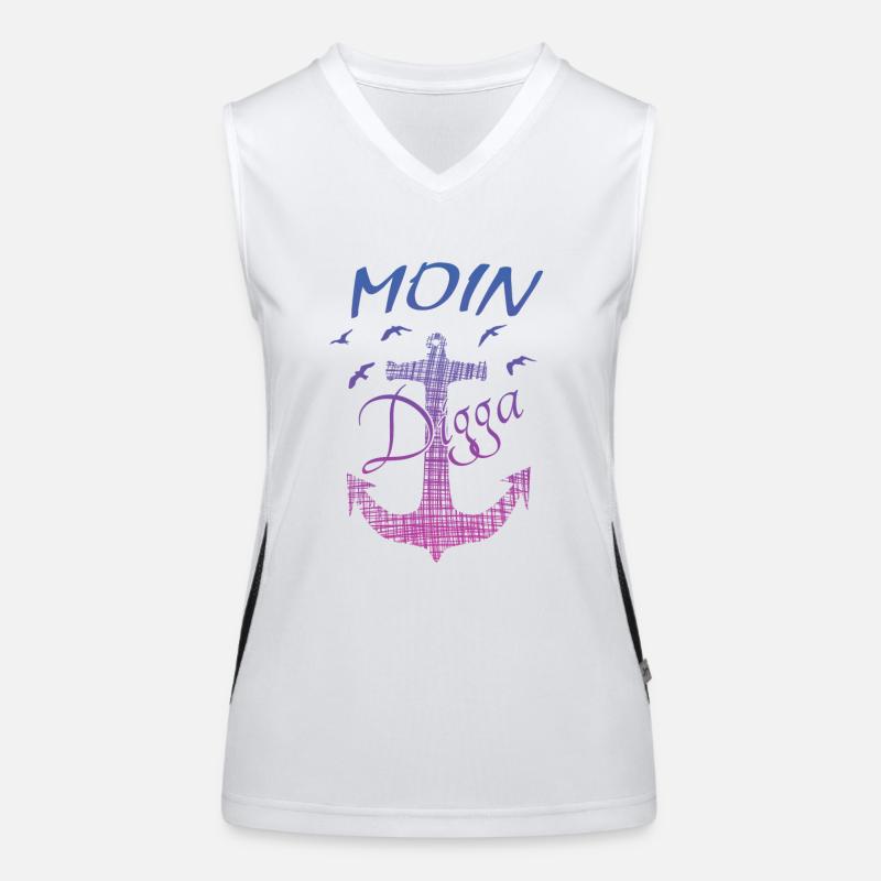 MOIN Funktionelles Kontrast-Tank Top für Frauen