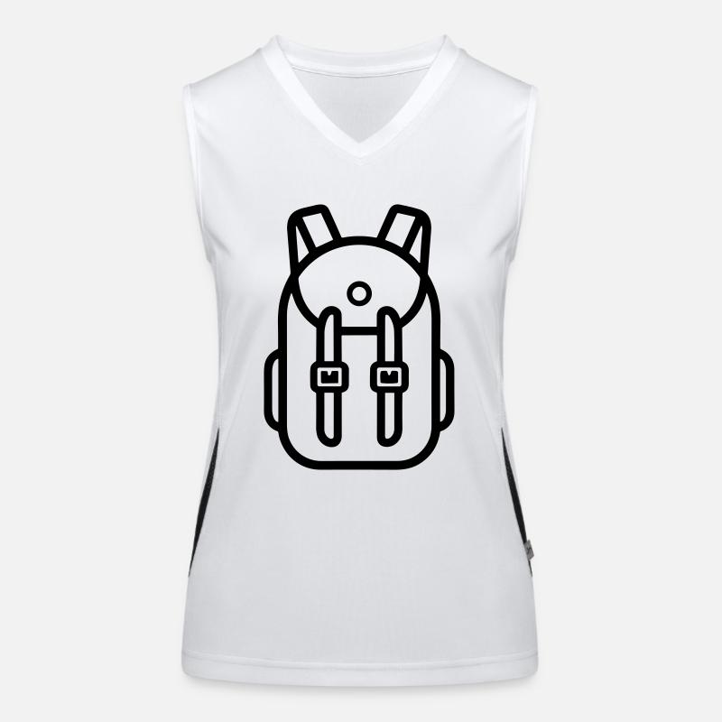 Rucksack Funktionelles Kontrast-Tank Top für Frauen