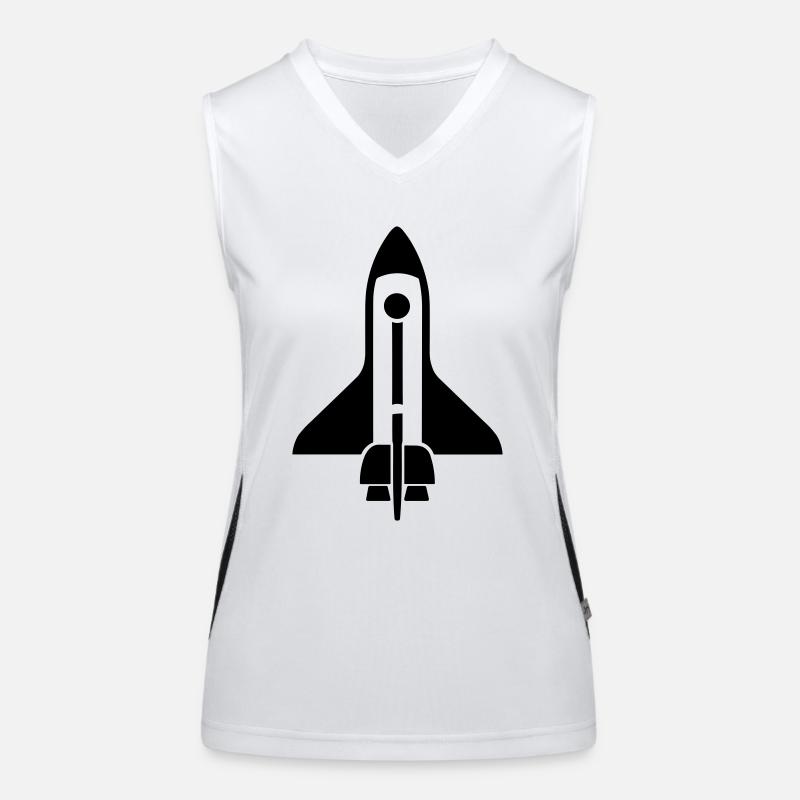 Rakete Funktionelles Kontrast-Tank Top für Frauen