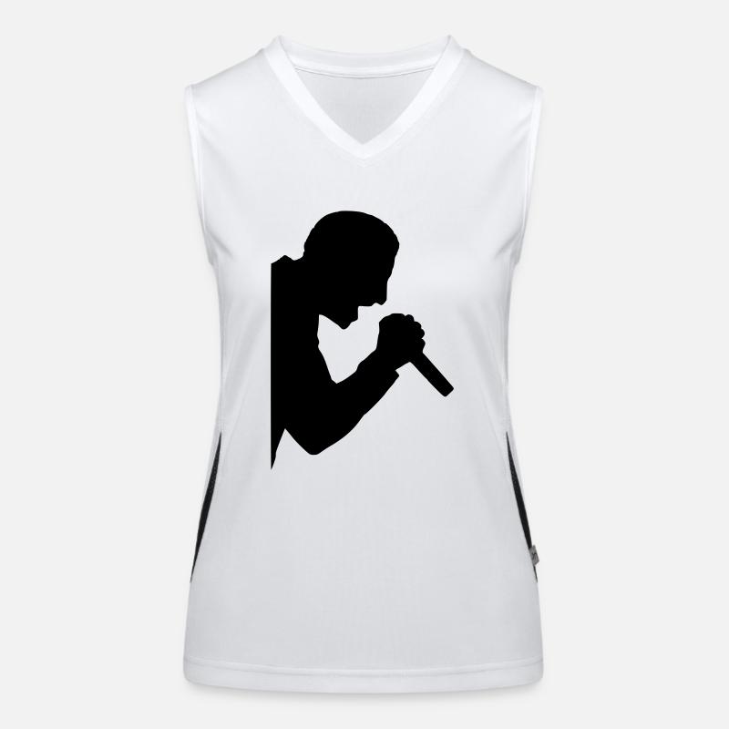 singer Funktionelles Kontrast-Tank Top für Frauen