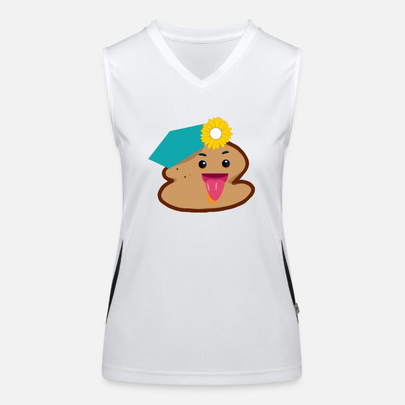 Kaka Sonnenblume Blume Funktionelles Kontrast-Tank Top für Frauen