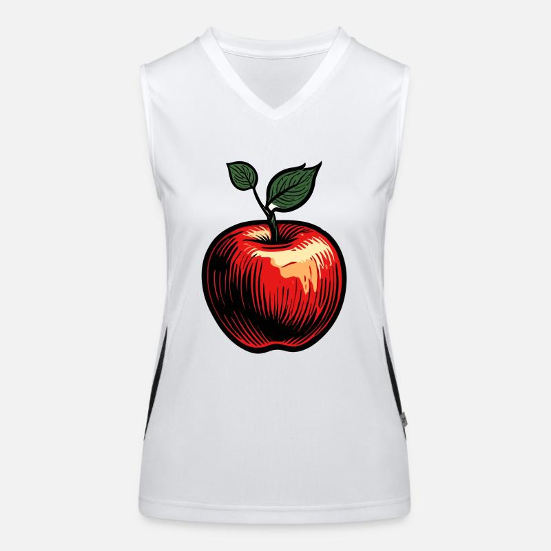 Lebensmittel / Obst / Markt / Vitamine / Design Funktionelles Kontrast-Tank Top für Frauen