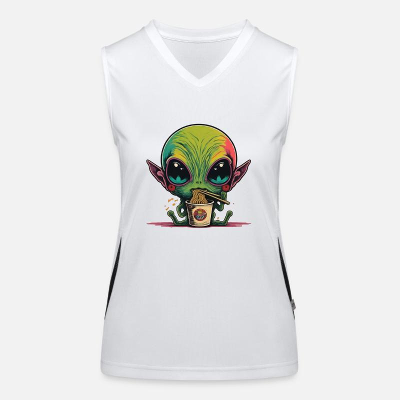 Jeder liebt Ramen Funktionelles Kontrast-Tank Top für Frauen
