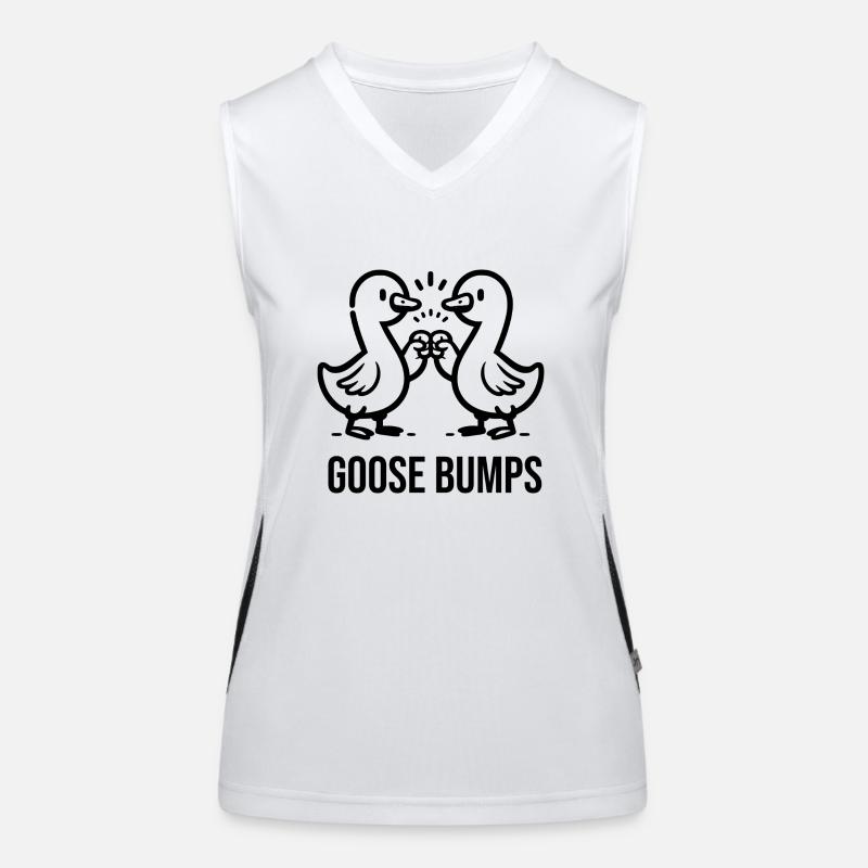 Gänsehaut Funktionelles Kontrast-Tank Top für Frauen