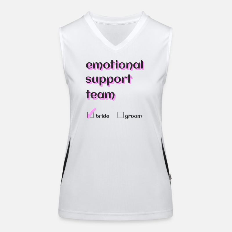 Emotional Support Team Women's Functional Contrast Tank Top