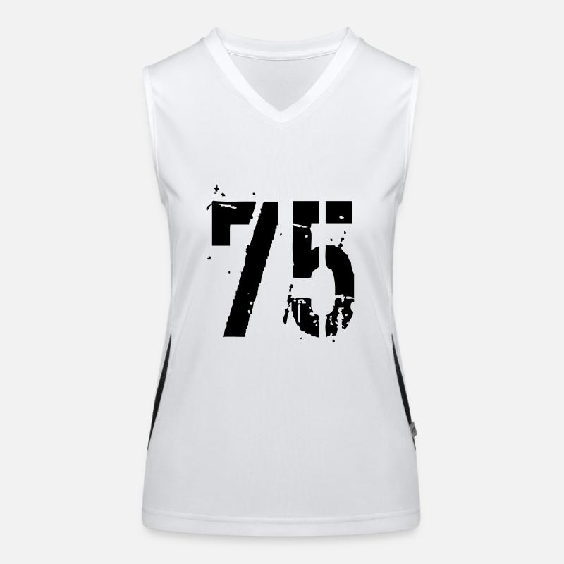 Nummer 75 Funktionelles Kontrast-Tank Top für Frauen