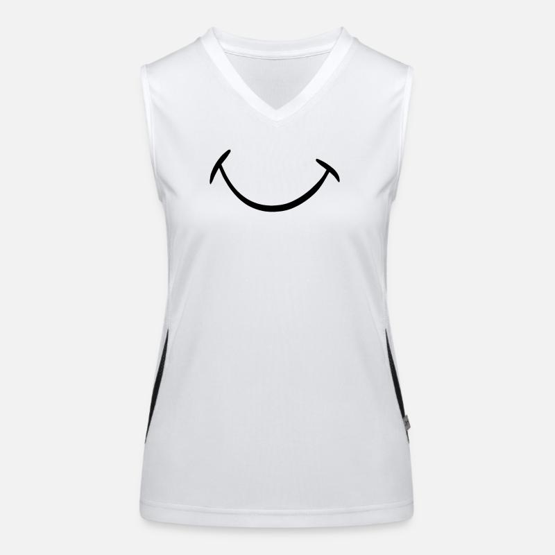 Make a smile Women's Functional Contrast Tank Top