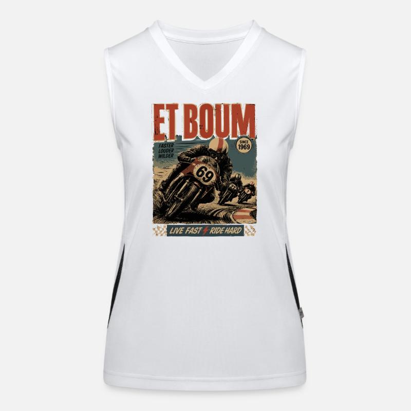 UND ZACK Funktionelles Kontrast-Tank Top für Frauen