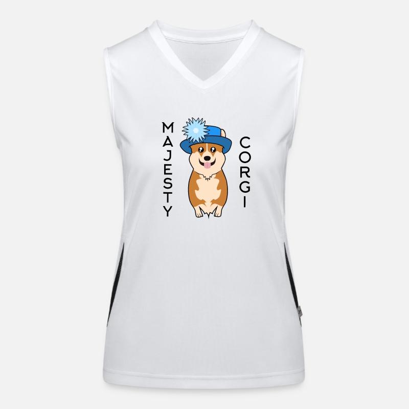 Majesté Corgi Débardeur respirant contrasté Femme